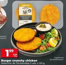 Dia Seleccion de dia - burger crunchy chicken oferta