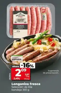 Dia Seleccion de dia - longaniza fresca oferta