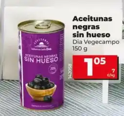 Dia Dia vegecampo - aceitunas negras sin hueso 150 g oferta