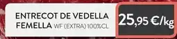 Plusfresc Entrecot de vedella femella oferta