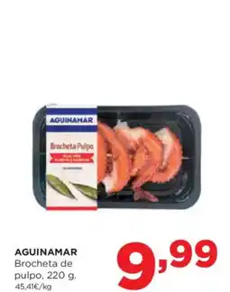 Alimerka AGUINAMAR Brocheta de pulpo oferta