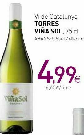 Condis Vino blanco oferta