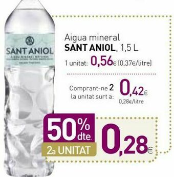 Condis Agua sant aniol oferta