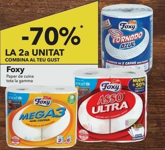 Clarel Foxy papel de cocina toda la gama oferta