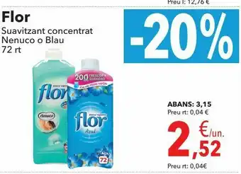 Clarel Flor suavizante concentado nenuco o azul 72 lv oferta