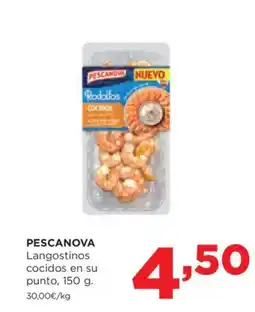 Alimerka PESCANOVA Langostinos cocidos en su punto oferta