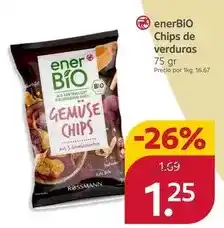 Rossmann Bio - chips de verduras oferta