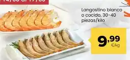 Autoservicios Familia Langostino o cocido, 30-40 piezas/kilo oferta