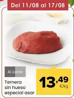 Autoservicios Familia Ternera sin hueso especial asar oferta