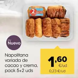 Autoservicios Familia Soy nuevo - napolitana variada de cacao y crema oferta