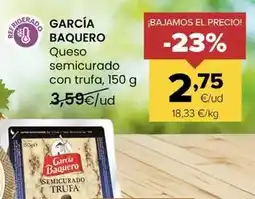Autoservicios Familia García baquero - queso semicurado con tufa oferta