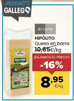 Autoservicios Familia Hipolito - queso en barra oferta