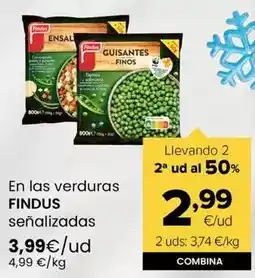 Autoservicios Familia Findus - en las verduras oferta