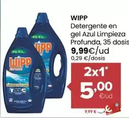 Autoservicios Familia Wipp - detergente en gel azul limpieza profunda oferta