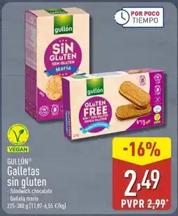 ALDI Gullón - galleta sin gluten oferta