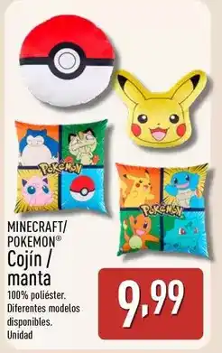 ALDI Pokemon - cojin / manta oferta
