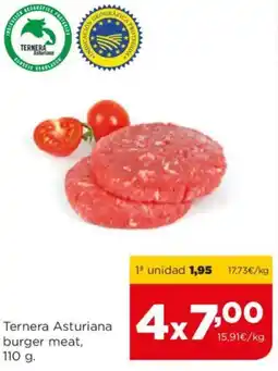Alimerka Ternera Asturiana burger meat, oferta