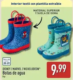 ALDI Marvel - botas de agua oferta