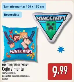 ALDI Minecraft - cojin / manta oferta