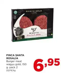 Alimerka FINCA SANTA ROSALÍA Burger meat wagyu gold oferta