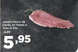 Alimerka Jamón fresco de cerdo, en filetes o asar oferta
