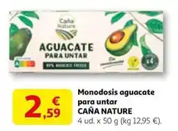 Alcampo Cana nature - monodosis aguacate para untar oferta