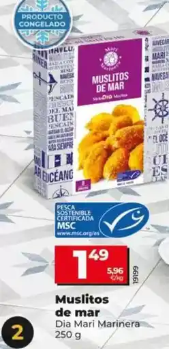Dia Dia mari marinera - muslitos de mar oferta