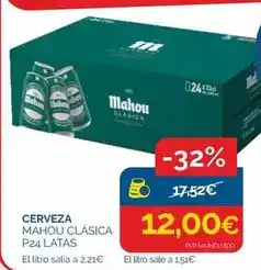 Supermercados La Despensa Mahou - cerveza clasica oferta
