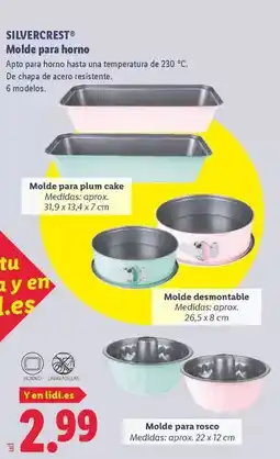 Lidl Silvercrest - molde para horno oferta
