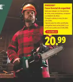 Lidl Parkside - caso forestal de seguridad oferta