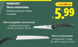 Lidl Parkside - sierra cortarramas oferta