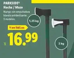 Lidl Parkside - hacha / mazo oferta