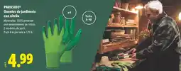 Lidl Parkside - guantes de jardinera con nitrilo oferta