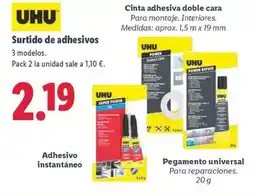 Lidl Uhu - surtido de adhesivo oferta