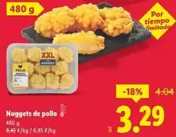 Lidl Nuggets de pollo oferta