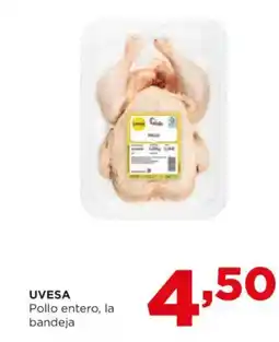 Alimerka UVESA Pollo entero, la bandeja oferta