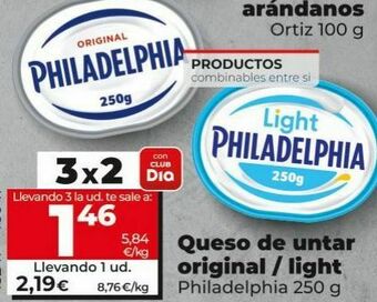 Dia Queso de untar philadelphia oferta