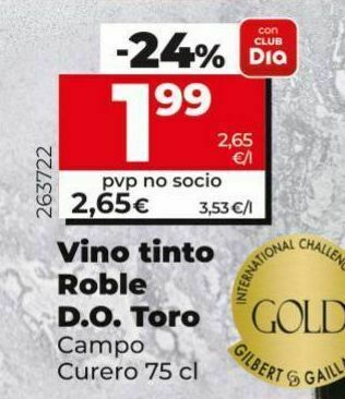 Dia Vino tinto oferta