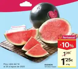 Caprabo Fashion - síndria negra oferta