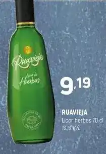 Coviran Ruavieja - licor herbes oferta
