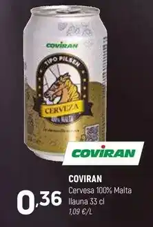 Coviran Coviran - cervesa 100% malta oferta
