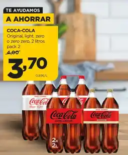 Alimerka COCA-COLA Original, light, zero o zero zero oferta