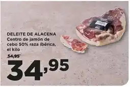 Alimerka DELEITE DE ALACENA Centro de jamón de cebo 50% raza ibérica oferta