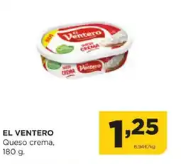 Alimerka EL VENTERO Queso crema oferta