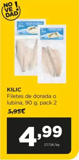 Alimerka KILIC Filetes de dorada o lubina oferta