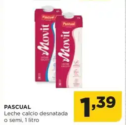 Alimerka PASCUAL Leche calcio desnatada o semi oferta