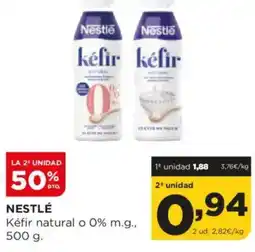 Alimerka NESTLÉ Kefir natural o 0% m.g., oferta