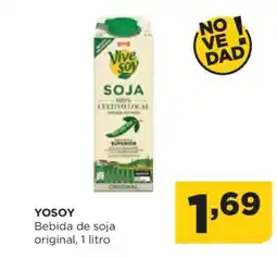 Alimerka YOSOY Bebida de soja original oferta