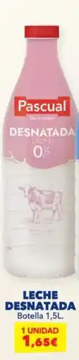 Alimerka PASCUAL Leche desnatada oferta