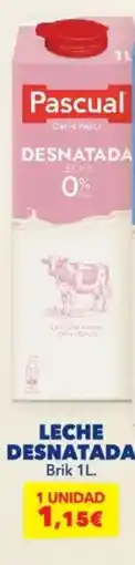 Alimerka PASCUAL Leche desnatada oferta